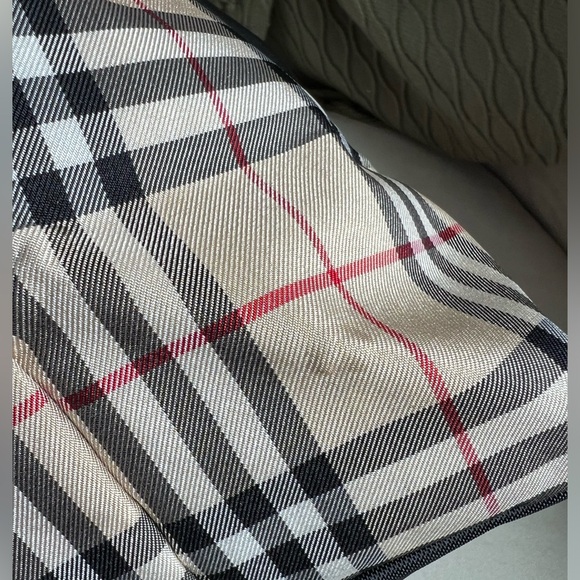 Burberry Blue Label Nova Check Mini Tote Nylon EUC - Picture 6 of 17